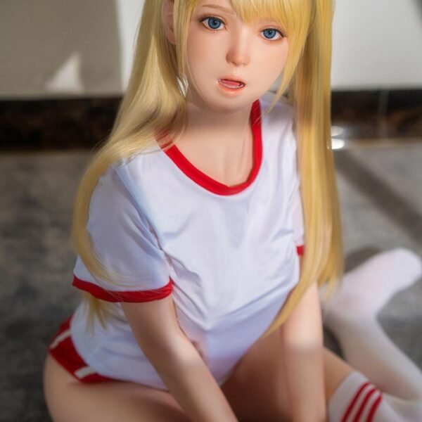 155cm / 5ft1 C-Cup Blonde Silicone Sex Doll With Head GD36-1