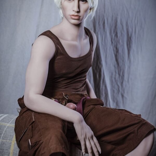 160cm / 5ft3 Handsome Blonde Male Sex Doll Baker